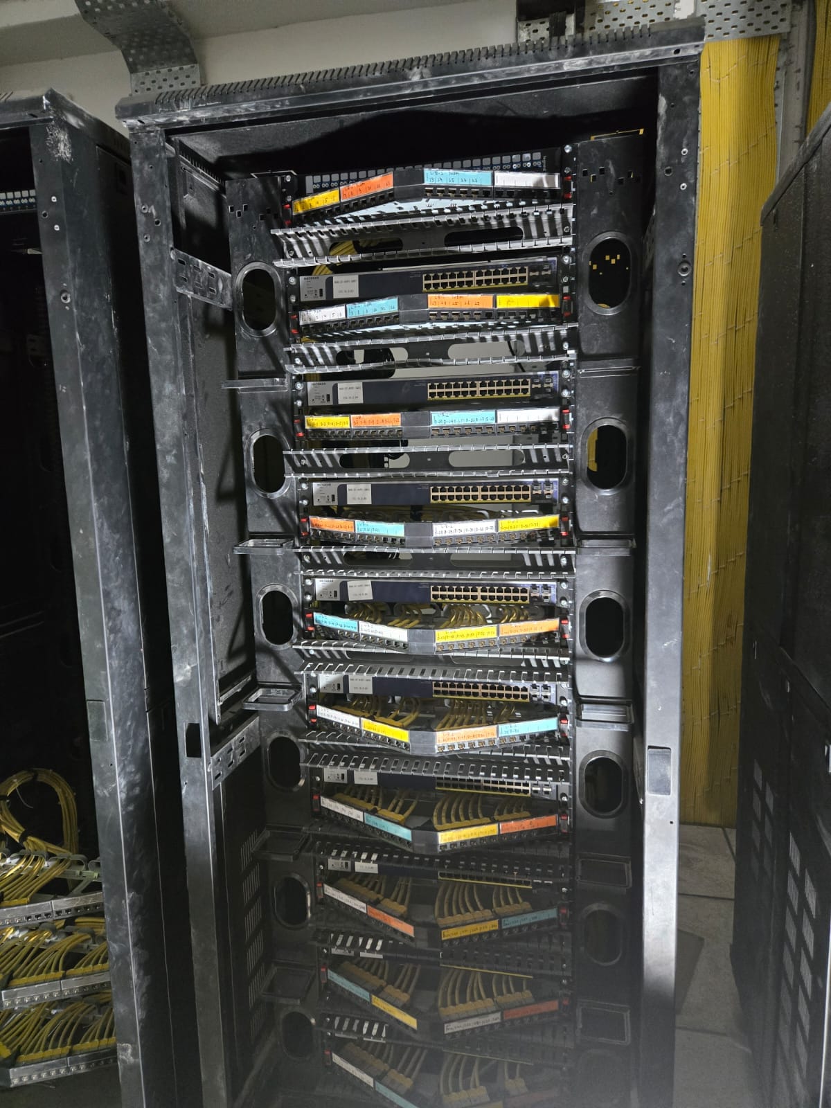 Network rack & structured cabling — ELV works