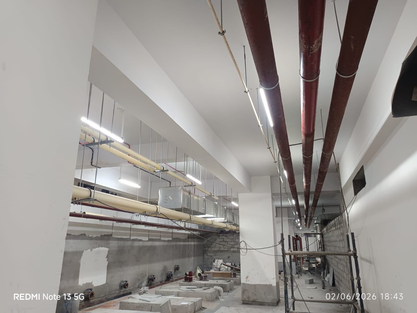 Pump room & MEP shaft routing